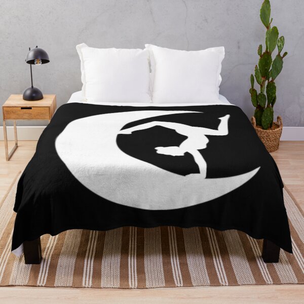 Item preview,    Cute half moon yoga pose art. designed and sold by BEAUTY ⭐⭐⭐⭐⭐.