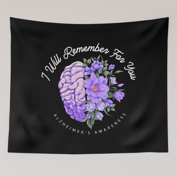 Item preview, Alzheimer's Awareness I Will Remember For You Brain designed and sold by BrianLangley2.