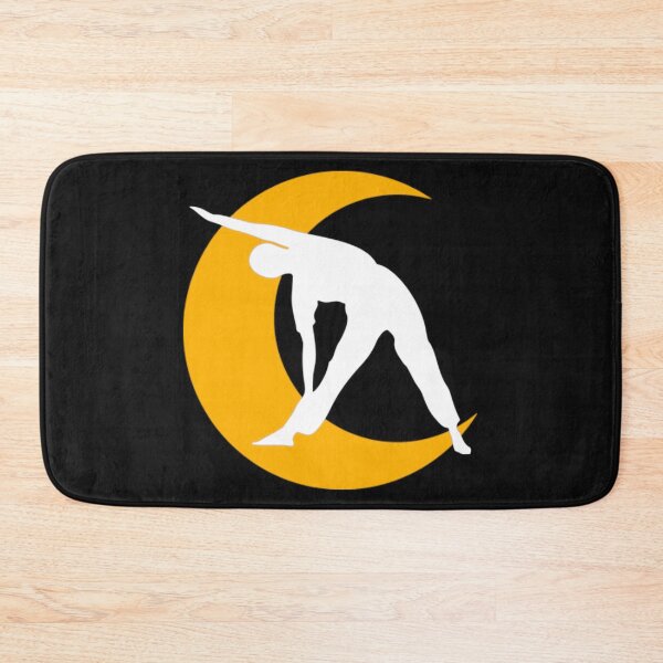 Item preview,     Cute half moon yoga pose art. designed and sold by BEAUTY ⭐⭐⭐⭐⭐.