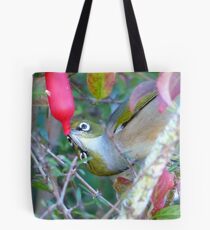 Love Is... Sharing A Teat!! - Silver-Eyes - NZ Tote Bag
