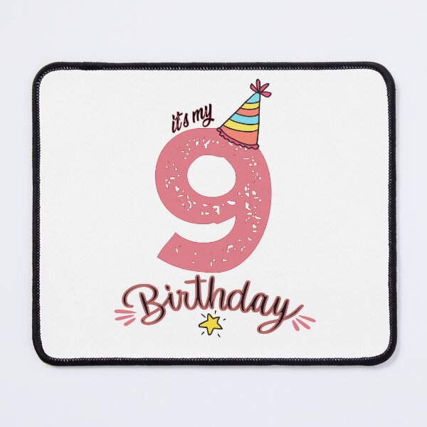 Item preview, It's My 9th Birthday designed and sold by FantasticBee.