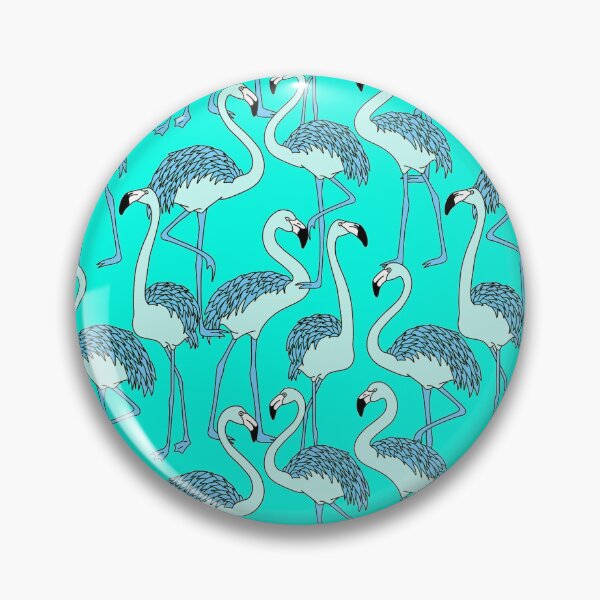 Item preview, Spearmint Flamingos designed and sold by TotallyRetroArt.
