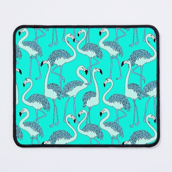 Item preview, Spearmint Flamingos designed and sold by TotallyRetroArt.
