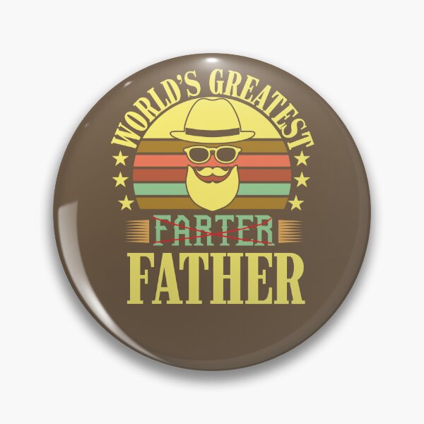 Item preview, 'Happy Farter's Day', Funny Fathers Day Quotes, Retro Sunset Design, Funny Happy Father's Day wishes designed and sold by BoganSlogan.