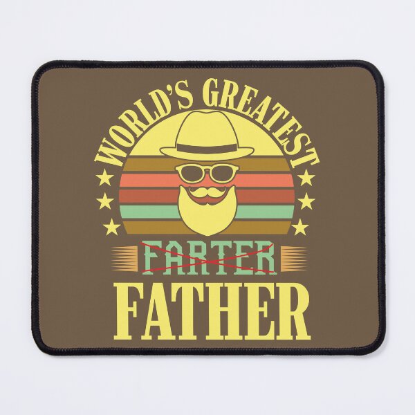 Item preview, 'Happy Farter's Day', Funny Fathers Day Quotes, Retro Sunset Design, Funny Happy Father's Day wishes designed and sold by BoganSlogan.