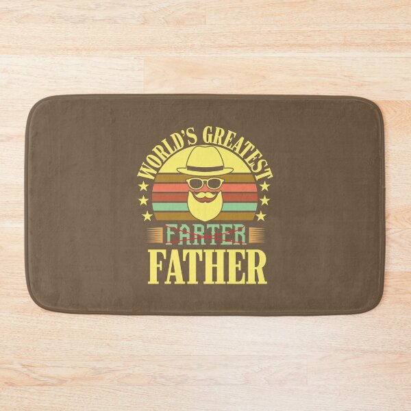 Item preview, 'Happy Farter's Day', Funny Fathers Day Quotes, Retro Sunset Design, Funny Happy Father's Day wishes designed and sold by BoganSlogan.