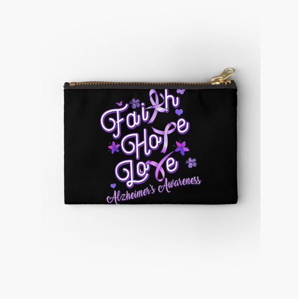 Item preview, Alzheimer's Awareness Purple Ribbon Products Faith Hope Love designed and sold by BrianLangley2.