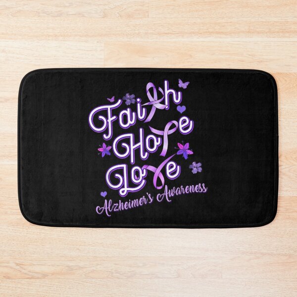 Item preview, Alzheimer's Awareness Purple Ribbon Products Faith Hope Love designed and sold by BrianLangley2.