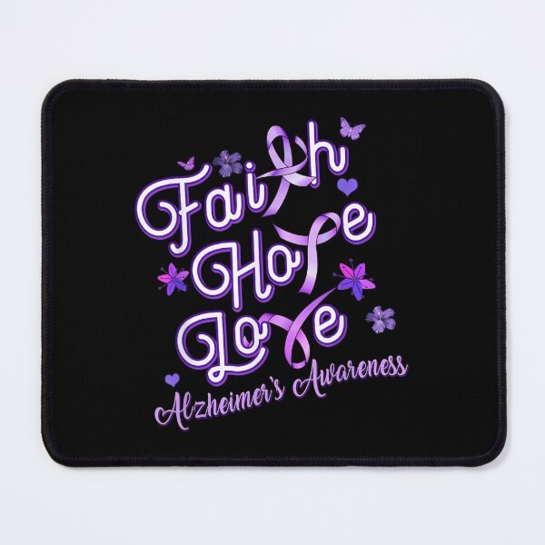 Item preview, Alzheimer's Awareness Purple Ribbon Products Faith Hope Love designed and sold by BrianLangley2.