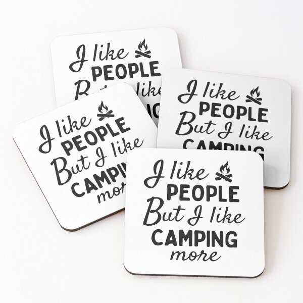 Item preview, I like people BUT I like camping more designed and sold by TheGreenGoat.