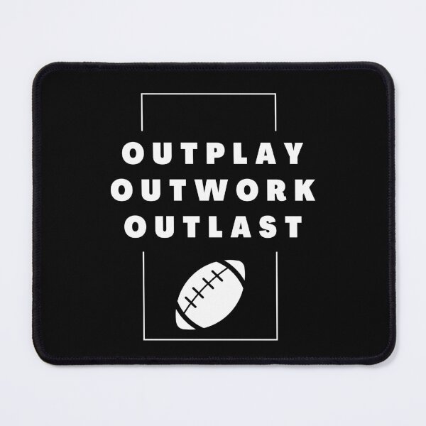 Item preview, Rugby: Outwork. Outplay. Outlast designed and sold by TheGreenGoat.