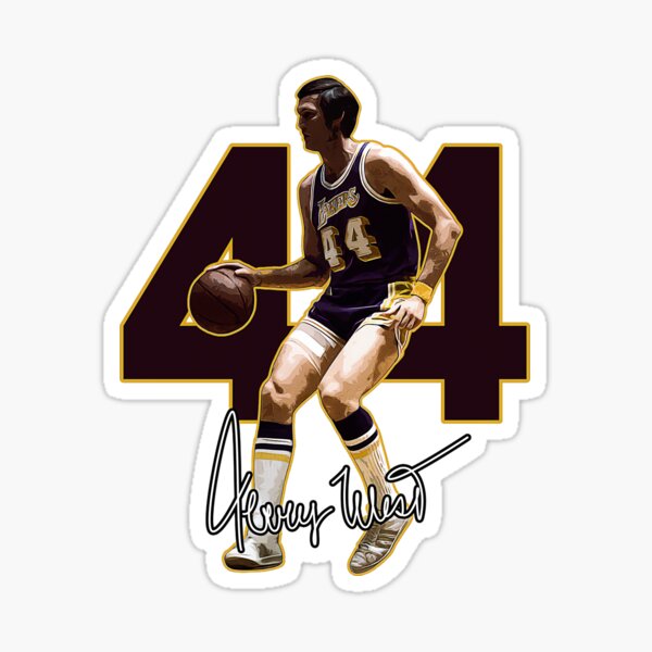 "Jerry West Mr Clutch Los Angeles Basketball Legend Signature Vintage