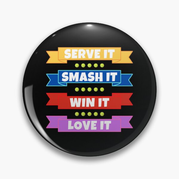 Item preview, Serve It Smash It Win It Love It Tennis Classic T-Shirt designed and sold by amberk1cira.