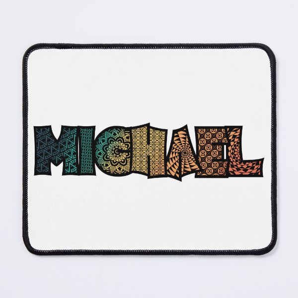 Item preview, Michael blue and orange name doodle designed and sold by heatherbenner.