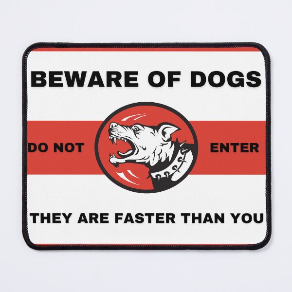 Item preview, BEWARE OF DOGS DO NOT ENTER designed and sold by Doodle-Factory.
