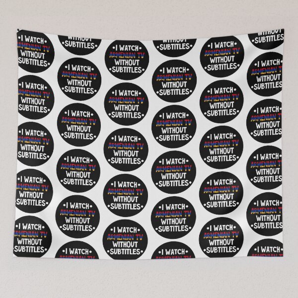 Item preview, I watch Armenian TV without subtitles designed and sold by AnnaRuz.