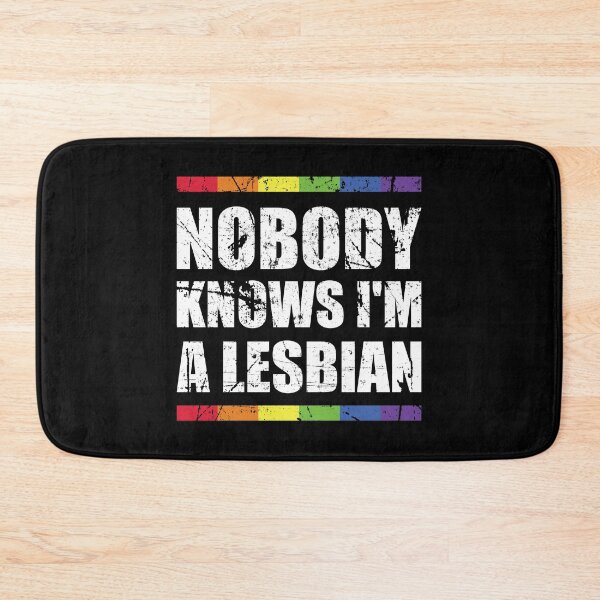 Item preview, Nobody Knows I'm A Lesbian Funny Women Lesbian Community designed and sold by haselshirt.