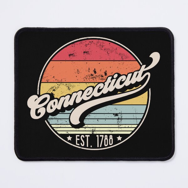 Item preview, Retro Connecticut Distressed Sunset Design designed and sold by gorillamerch.
