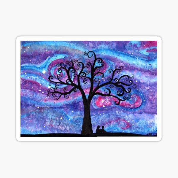 Under the Milky Way Sticker