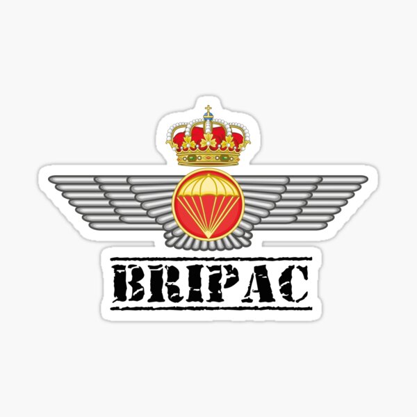 BRIPAC Logo of the Spanish paratroopers Sticker