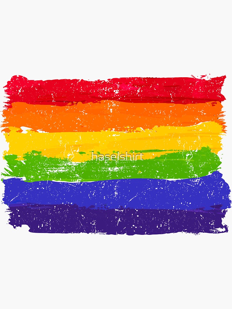 Rainbow Flag Lgbtq Month Acceptance Supporter Pride Parade Sticker For Sale By Haselshirt 7457