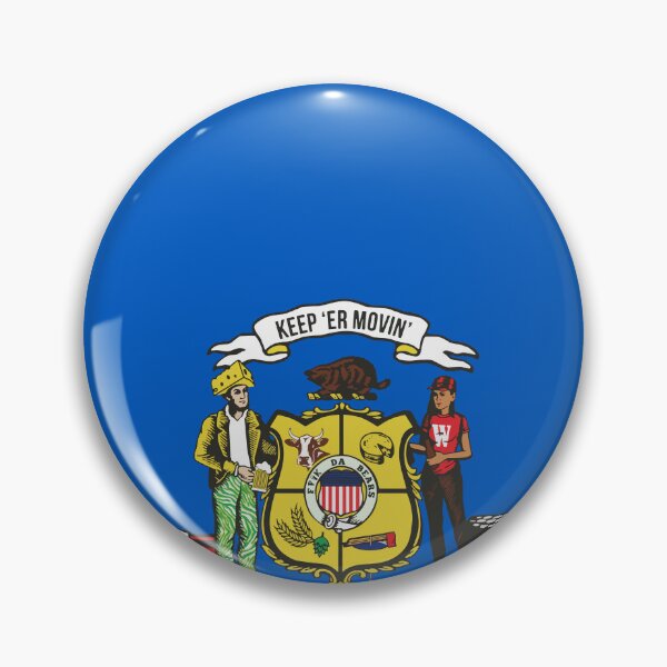 Item preview, Charlie Berens Merch Keeper Movin Wisconsin State Flag Shirt designed and sold by mavisrf1mar.