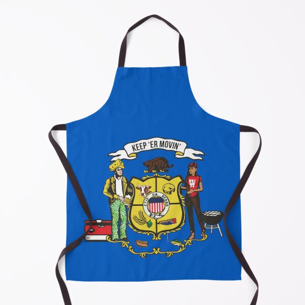 Item preview, Charlie Berens Merch Keeper Movin Wisconsin State Flag Shirt designed and sold by mavisrf1mar.