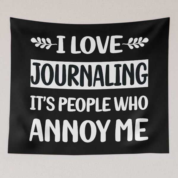 Item preview, People Annoy Me Journaling designed and sold by revieroklagmano.