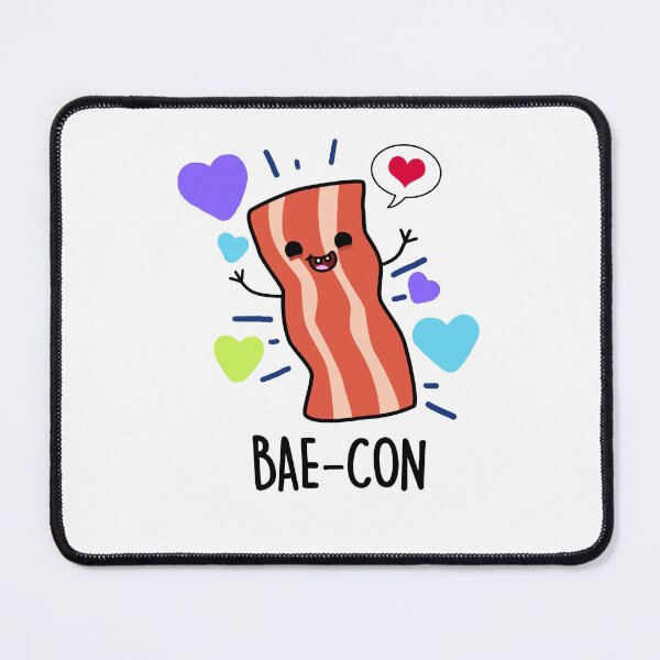 Item preview, Bae-con Funny Bacon Puns  designed and sold by punnybone.