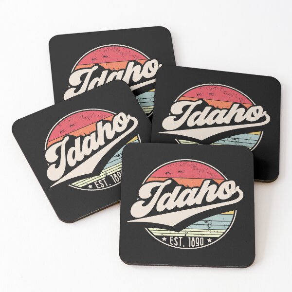 Item preview, Retro Idaho Distressed Sunset Design designed and sold by gorillamerch.
