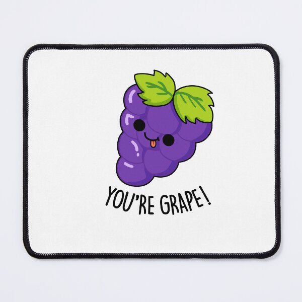 Item preview, You're Grape Funny Fruit Puns  designed and sold by punnybone.