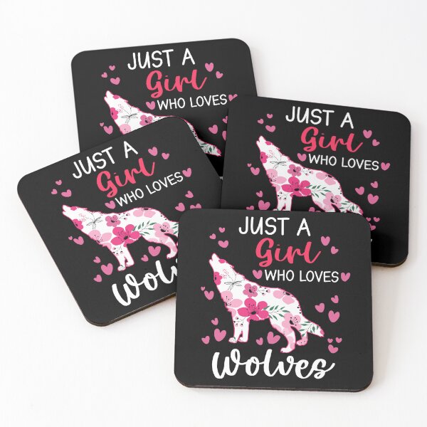 Item preview, Just A Girl Who Loves Wolves designed and sold by SunsetGloww.