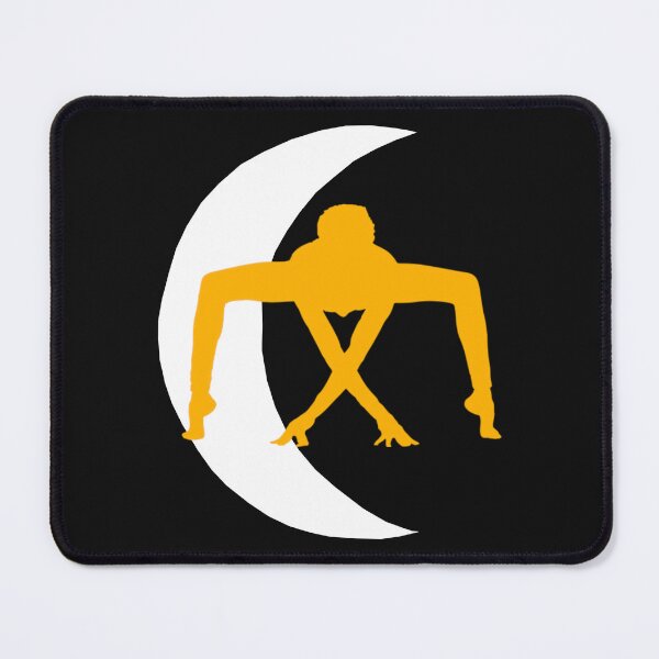 Item preview,     Cute half moon yoga pose art. designed and sold by BEAUTY ⭐⭐⭐⭐⭐.