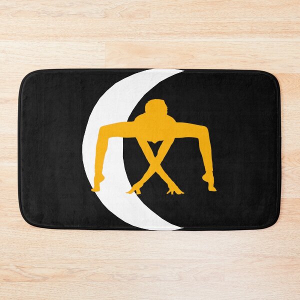 Item preview,     Cute half moon yoga pose art. designed and sold by BEAUTY ⭐⭐⭐⭐⭐.