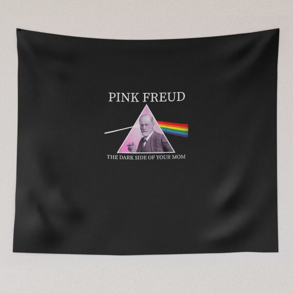 Aperçu de l'œuvre Psychologie Freud Pink Dark Side of the Mom Freudian T-shirt classique créée et vendue par DanaSeidl.
