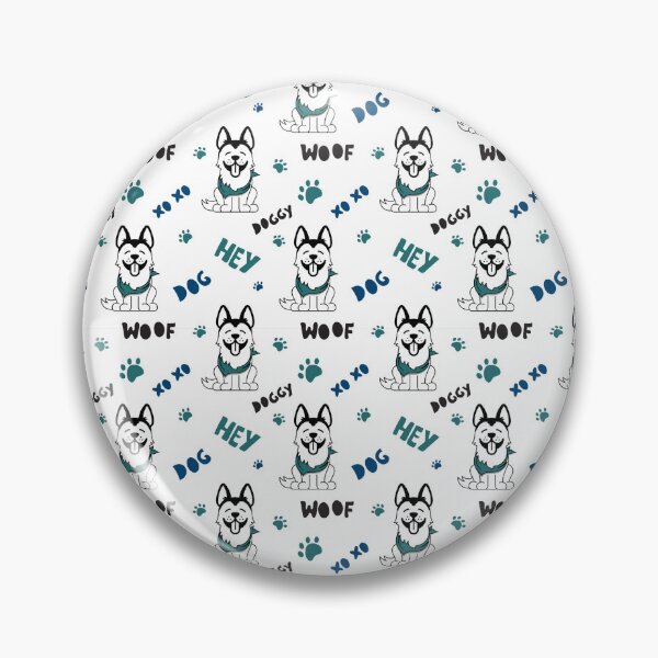 Item preview, Hey Doggy Dog XOXO Seamless Pattern designed and sold by Nepaz-Designs.