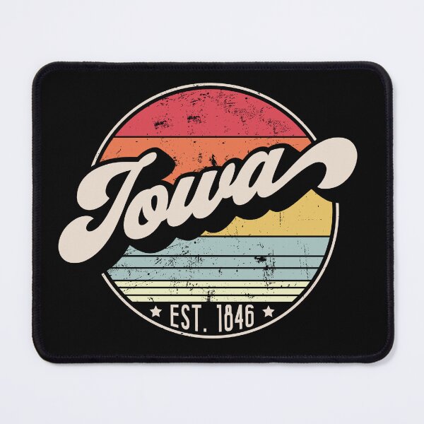 Item preview, Retro Iowa Distressed Sunset Design designed and sold by gorillamerch.