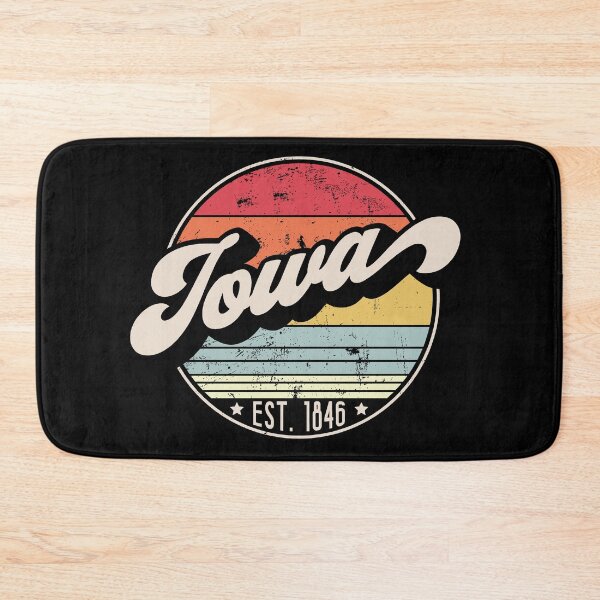 Item preview, Retro Iowa Distressed Sunset Design designed and sold by gorillamerch.
