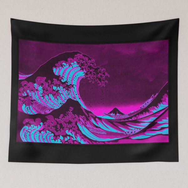 Item preview, The Great Wave off Kanagawa - Hokusai Poster designed and sold by Verdant Rose Studio.