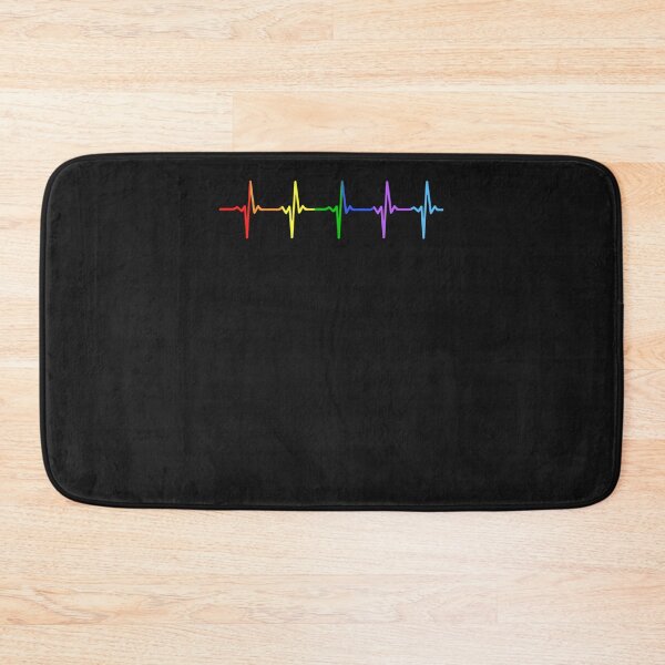 Item preview, Rainbow Pulse Hearbeat LGBT Classic T-Shirt designed and sold by DanaSeidl.