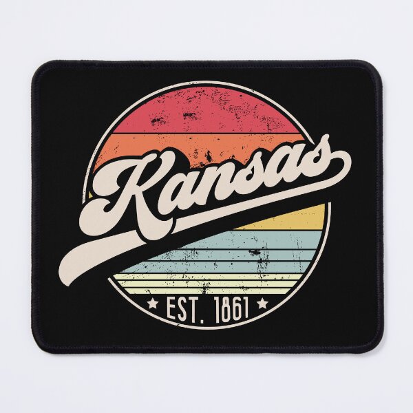 Item preview, Retro Kansas Distressed Sunset Design designed and sold by gorillamerch.