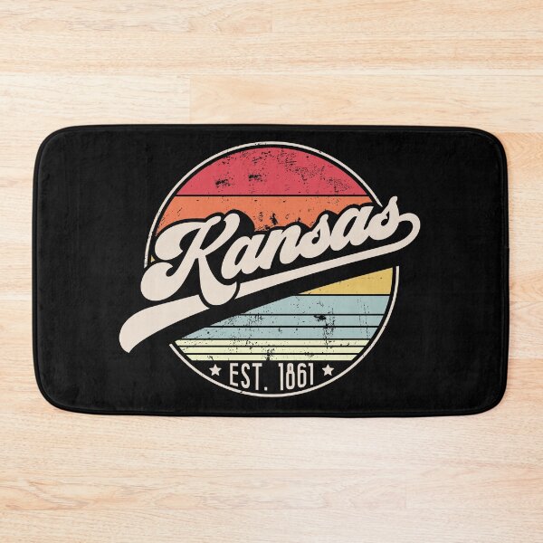 Item preview, Retro Kansas Distressed Sunset Design designed and sold by gorillamerch.