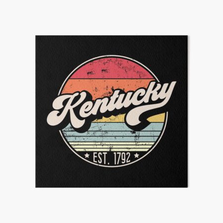 Item preview, Retro Kentucky Distressed Sunset Design designed and sold by gorillamerch.