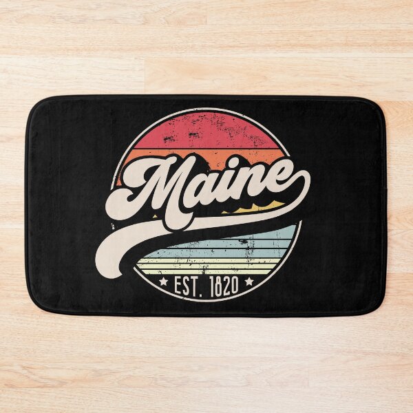 Item preview, Retro Maine Distressed Sunset Design designed and sold by gorillamerch.