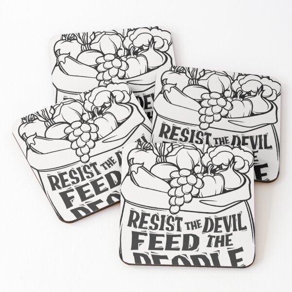 Item preview, Resist the Devil! Feed the People! BW Classic T-Shirt designed and sold by DanaSeidl.