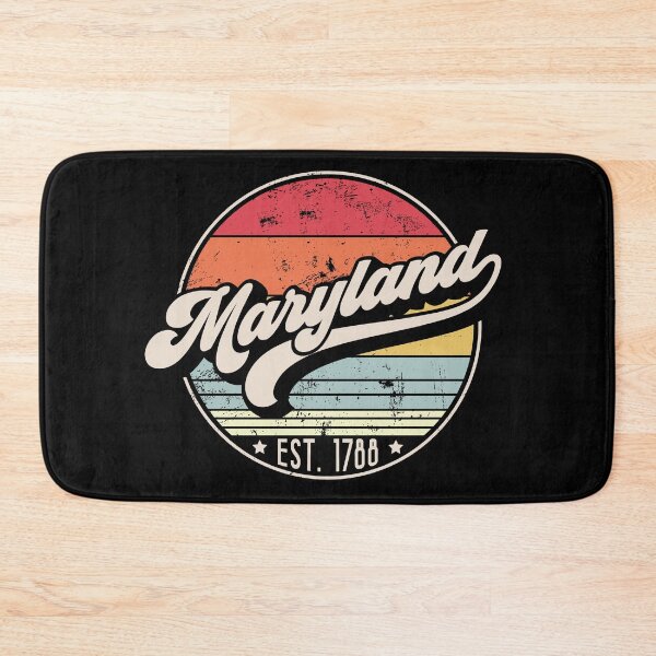 Item preview, Retro Maryland Distressed Sunset Design designed and sold by gorillamerch.