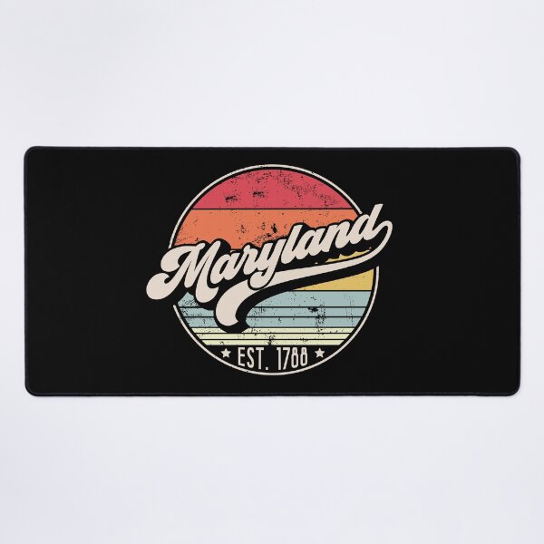 Item preview, Retro Maryland Distressed Sunset Design designed and sold by gorillamerch.