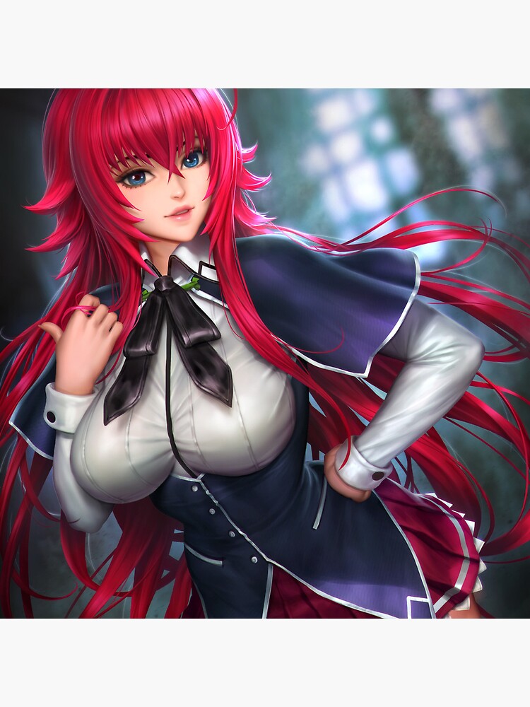 Lewd Rias Gremory Sexy Boobs Hot Thighs Cute High School Dxd Cute Ecchi Hentai Girl Coasters