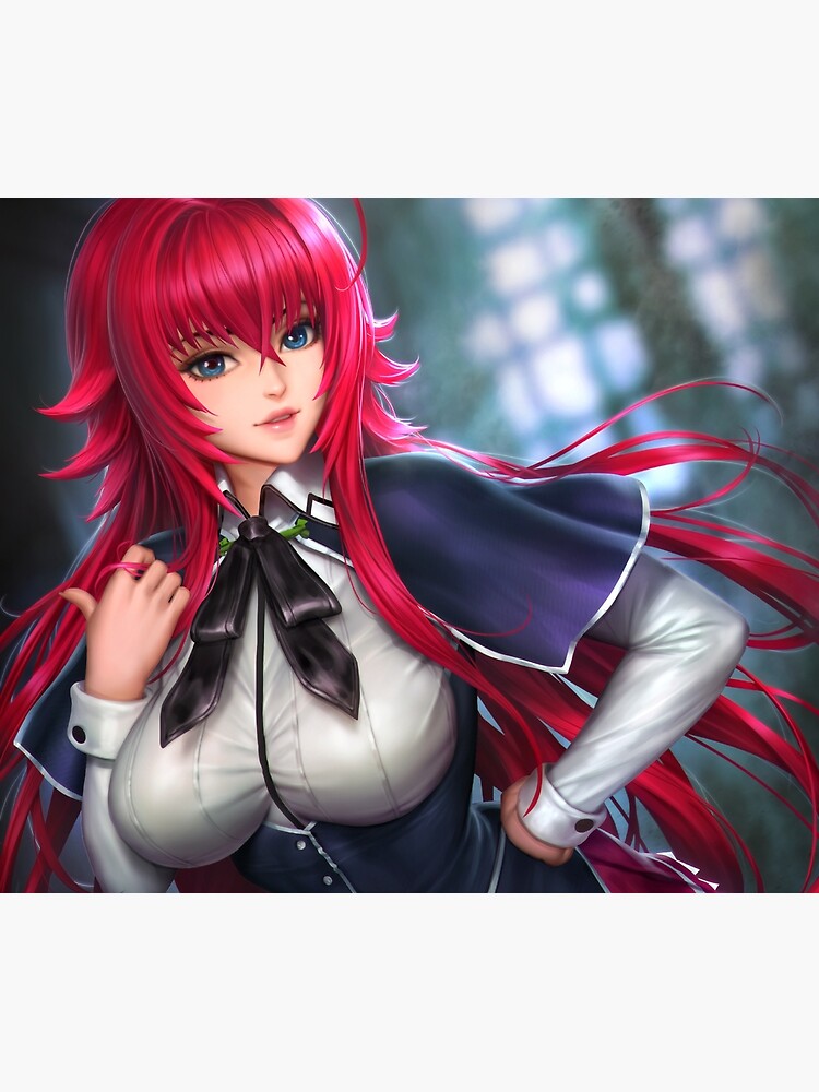 "Lewd Rias Gremory Sexy Boobs Hot Thighs Cute (High School DxD Cute