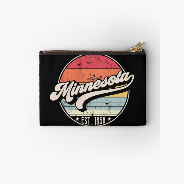 Item preview, Retro Minnesota Distressed Sunset Design designed and sold by gorillamerch.